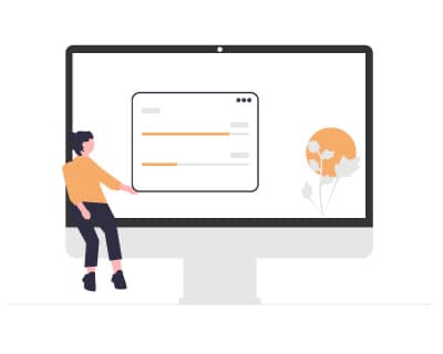 Illustration eines Planungsprozesses im Einzelhandel – steht symbolisch für individuelles Webdesign, das gezielt auf Geschäft, Zielgruppe und Alltagstauglichkeit abgestimmt ist